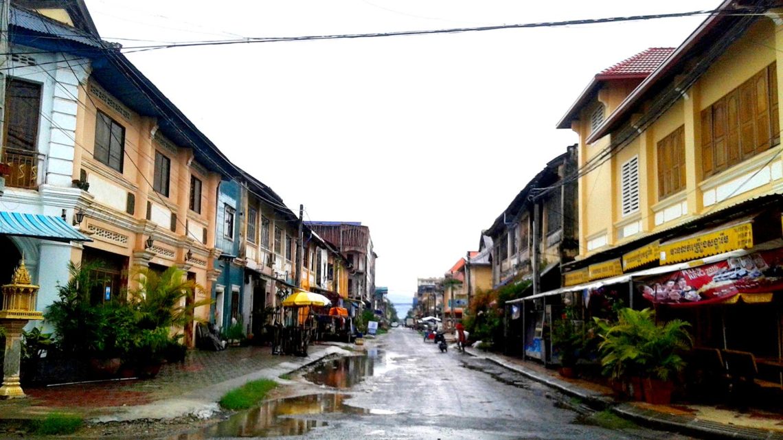 Kampot city street
